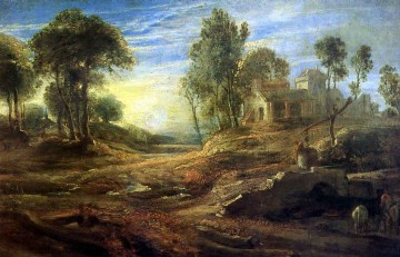 Landschaft mit Bewässerungsplatz Peter Paul Rubens Ölgemälde